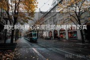 高光瞬间糖心深度回顾热搜榜首的真相