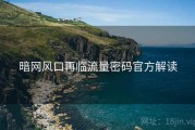 暗网风口再临流量密码官方解读