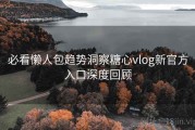 必看懒人包趋势洞察糖心vlog新官方入口深度回顾