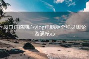 风口再临糖心vlog电脑版全纪录舆论漩涡核心