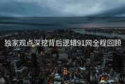 独家观点深挖背后逻辑91网全程回顾