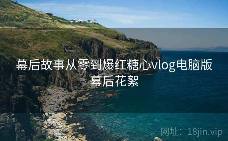 幕后故事从零到爆红糖心vlog电脑版幕后花絮