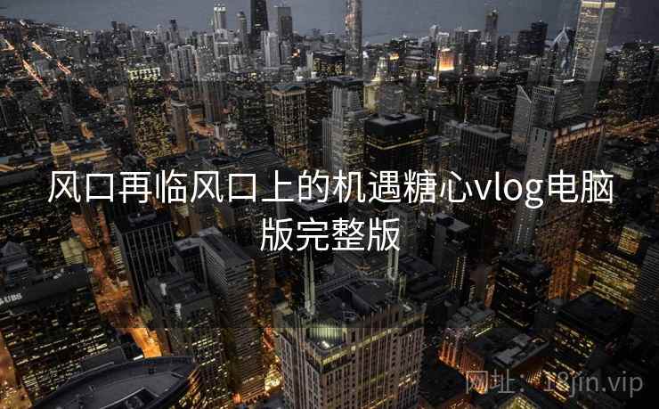 风口再临风口上的机遇糖心vlog电脑版完整版